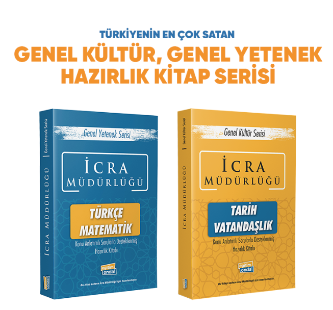 Nezihe Hatun İcra Müdürlüğü Genel Kültür Genel Yetenek Hazırlık Kitap Paketi