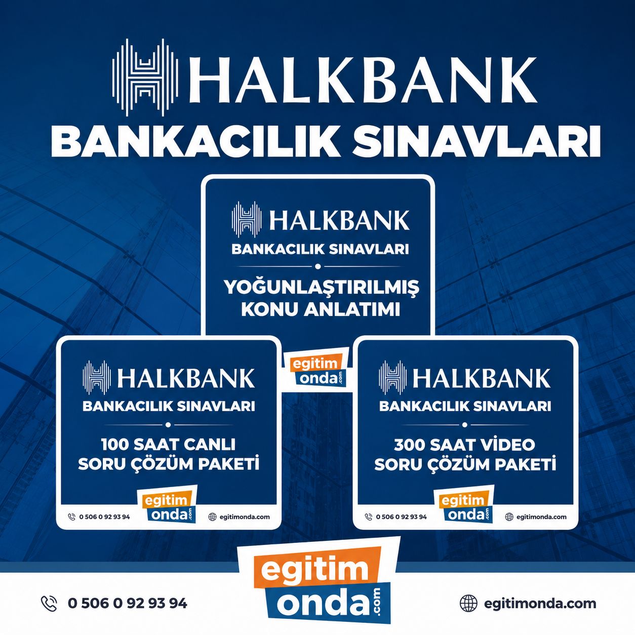 HALKBANKASI BANKACILIK SINAVLARI KONU ANLATIMLI EĞİTİM PAKETİ