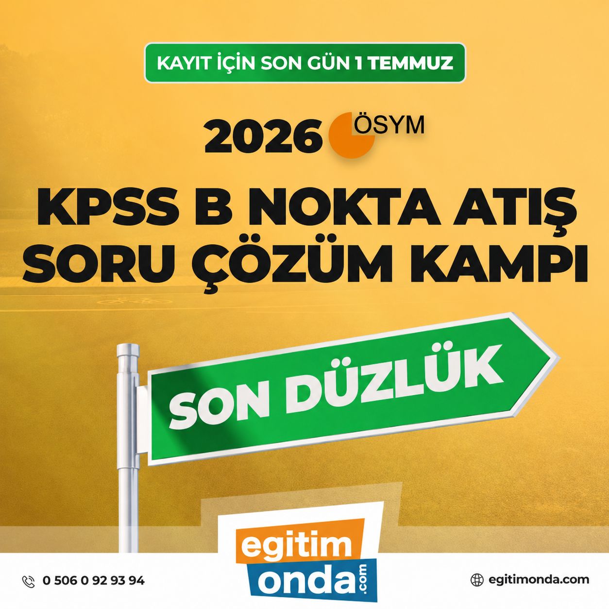 KPSS-B Nokta Atış Soru Çözüm Kampı